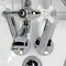 Kingston Brass Tub Wall Mount Clawfoot Tub Faucet with Hand Shower, Polished Chrome KS269PXC - alternate 2
